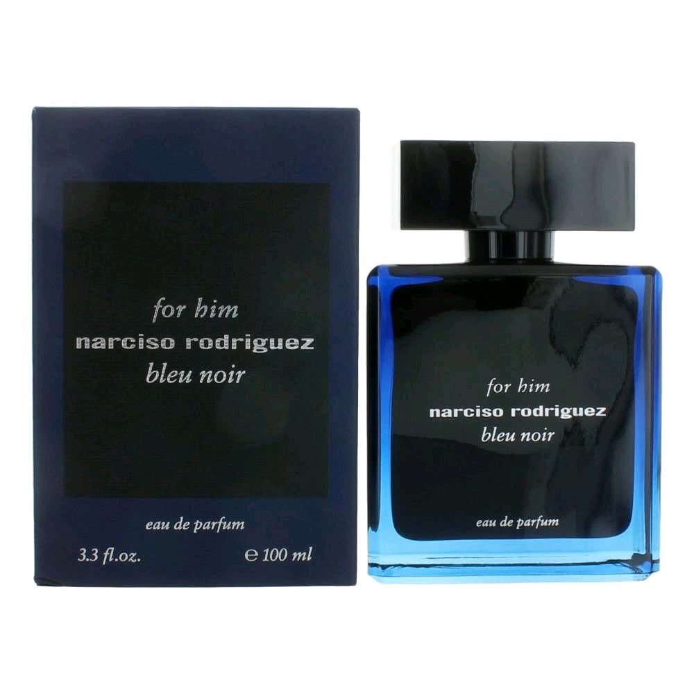 Bottle of Narciso Rodriguez Bleu Noir by Narciso Rodriguez, 3.3 oz Eau De Parfum Spray for Men
